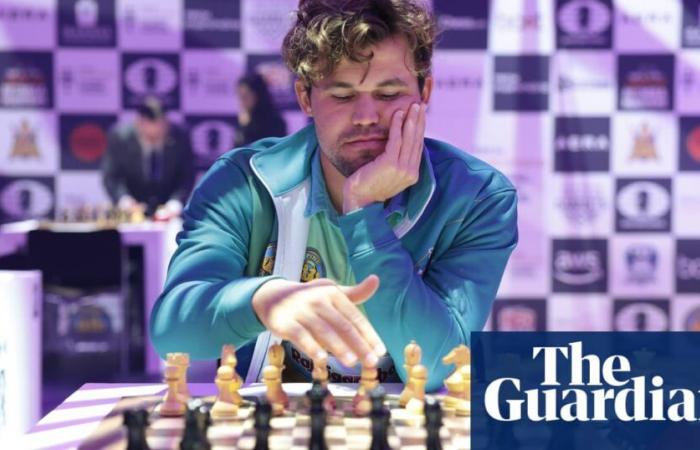 Chess: Carlsen disqualified in New York after refusing to change out of jeans | Magnus Carlsen