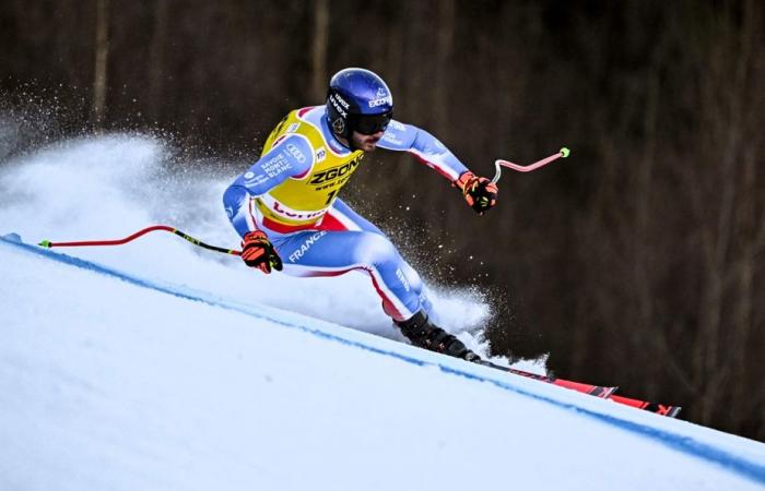 Alpine skiing | Cyprien Sarrazin falls heavily during training in Bormio