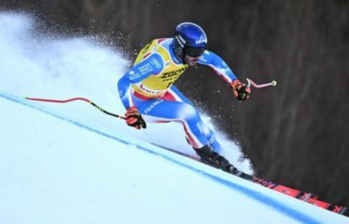 Cyprien Sarrazin victim of a violent fall during training for the Bormio descent