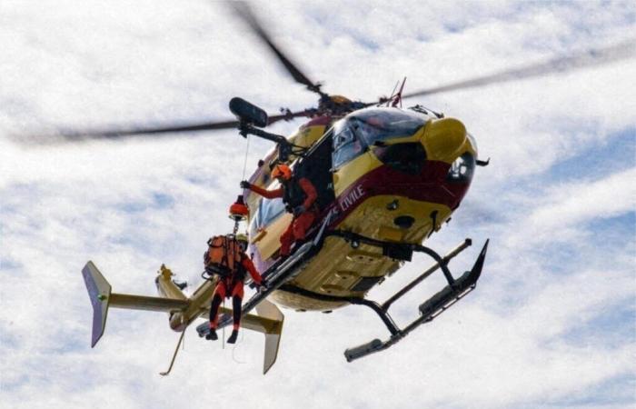 After a tragic accident, three injured, including one seriously, airlifted to Caen