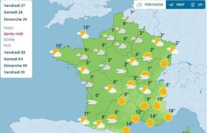 Between sun and fog, what will the weather be like during this last weekend of 2024?