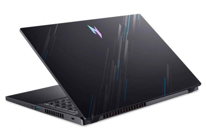 Promo €1199 Acer Nitro V 15 ANV15-51-78LA, lightweight 15″ 165Hz multimedia gaming laptop PC under Intel Core i7-H GeForce RTX 4050 SD 1 TB TB4 and biometrics