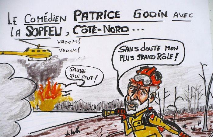 North coastal news under the microscope of cartoonist Gilles Létourneau