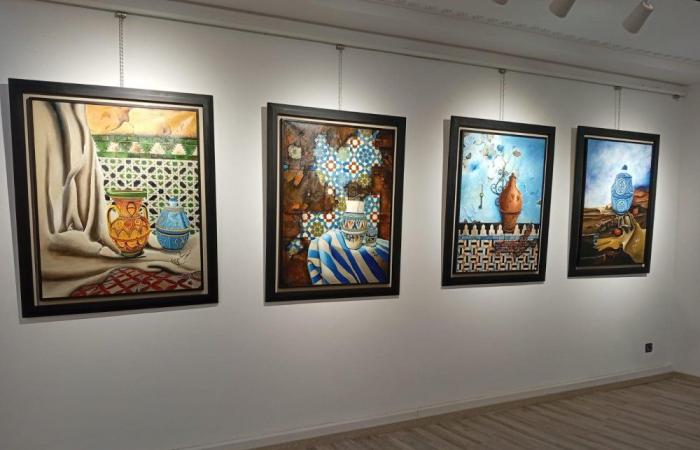 The art of Aziz Tounsi exhibited in “Creative inspirations” at the Mohammed V Theater