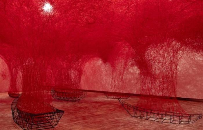 At the Grand Palais, Chiharu Shiota capsizes our souls