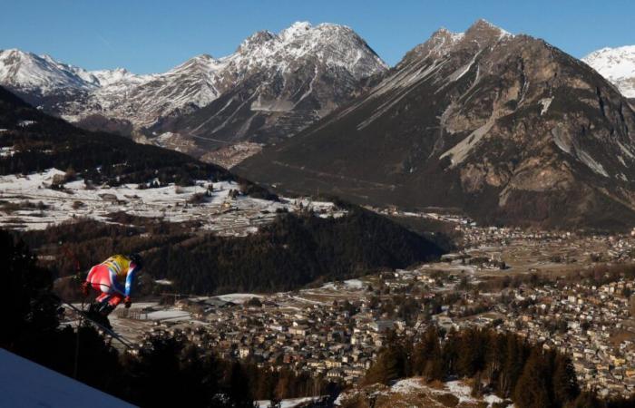 Very violent fall of Cyprien Sarrazin in Bormio