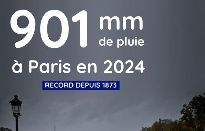 An excessively rainy year 2024 in France 12/27/2024