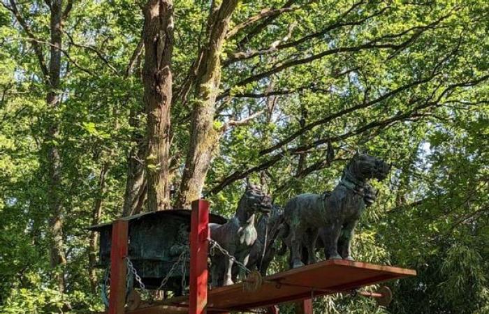 Georges Saulterre, internationally renowned sculptor with his monumental works, died at the age of 81