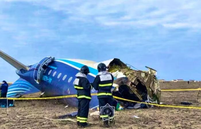 Azerbaijani plane crash due to external interference