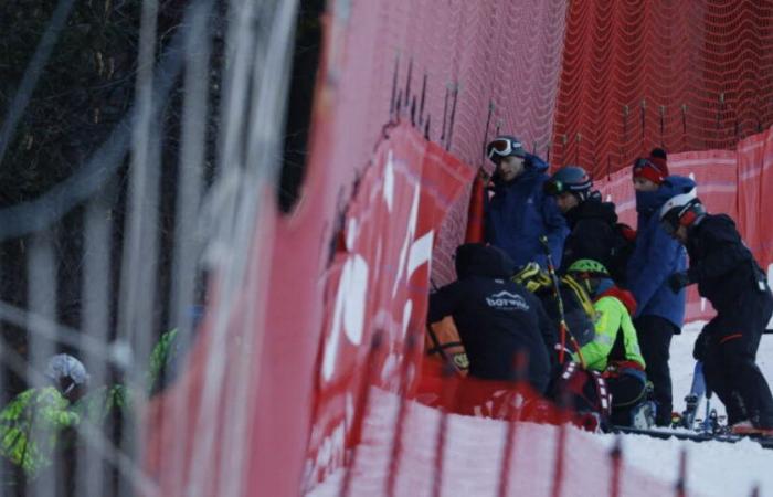 Alpine skiing. Concern around Cyprien Sarrazin after his heavy fall in Bormio