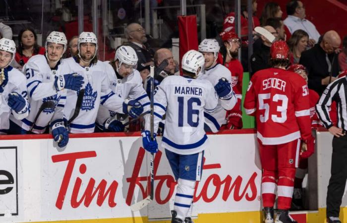 Marner spoils McLellan’s debut with Detroit