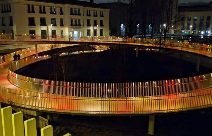 Urban and architectural lighting of the Olympic athletes’ village