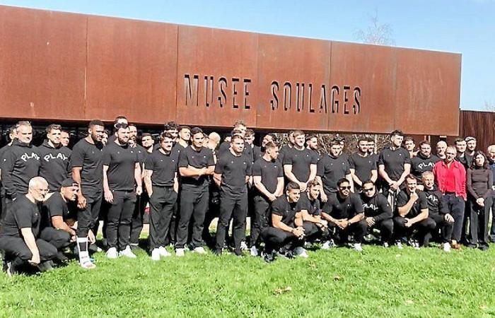 2024 in Aveyron: the Soulages museum celebrated its 10th anniversary in champion mode with a surprise visit to the Stade Toulousain