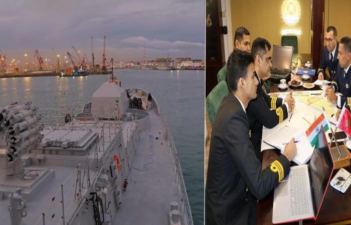 ​An Indian frigate in Casablanca to strengthen relations with the Royal Navy