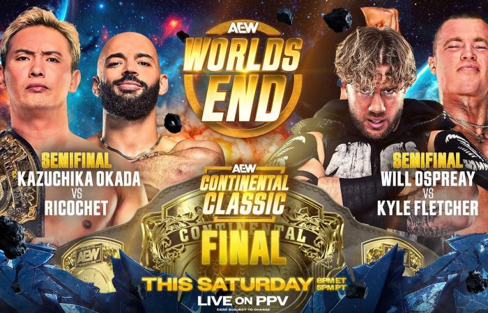 Carte AEW Worlds End 2024