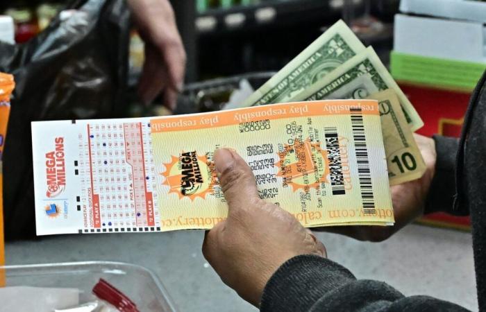 A winning ticket in a $1.22 billion draw, the lucky winner not yet known