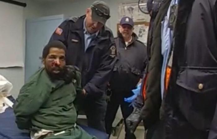 Footage shows New York correctional officers beating African-American inmate before his death