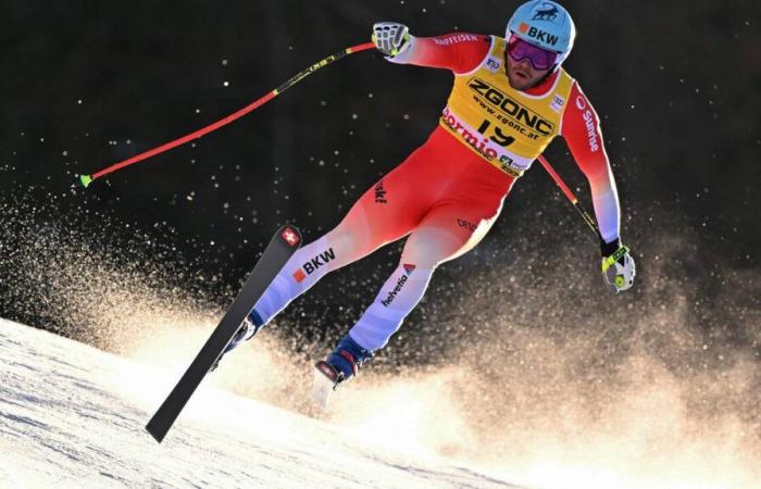 Friborg downhiller Alexis Monney creates a sensation in Bormio