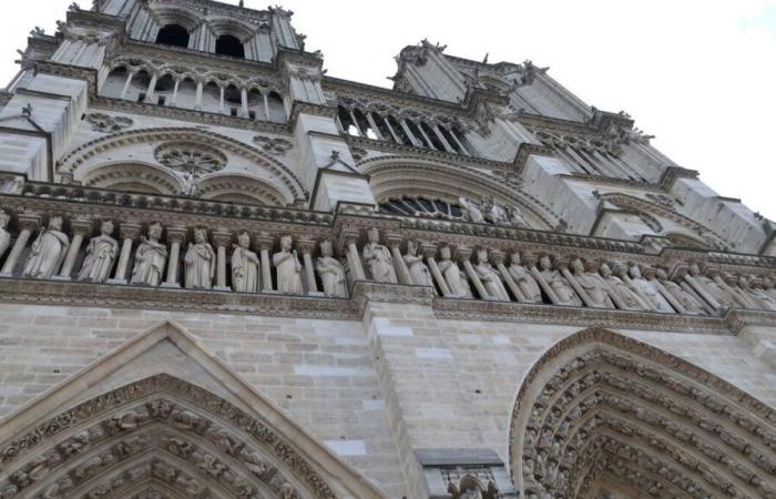 Notre-Dame de Paris: the presbytery of the cathedral classified as a Historic Monument