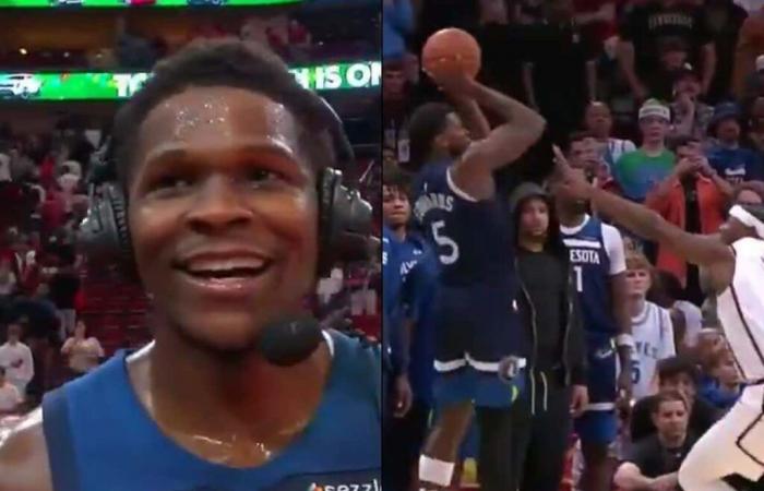 “Like Gibert Arenas Said, I Don’t Do Overtime, So Fuck it” – Anthony Edwards Had The Perfect Breakdown Of His Game Winner To Cap Off A Massive Wolves Comeback Over The Rockets