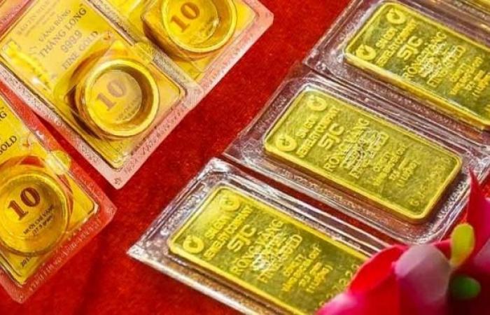 Prices of gold bars and gold rings today (December 28): Continued sharp increase