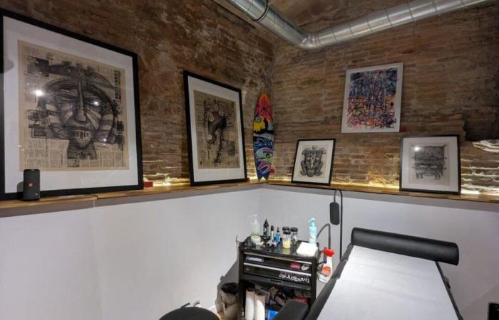 New in Toulouse, this concept store brings together tattoos, piercings, nail art and artist exhibitions