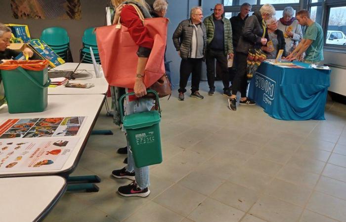 Distribution of orange bags to encourage composting: the Sydom Aveyron and Decazeville community draw a satisfactory result