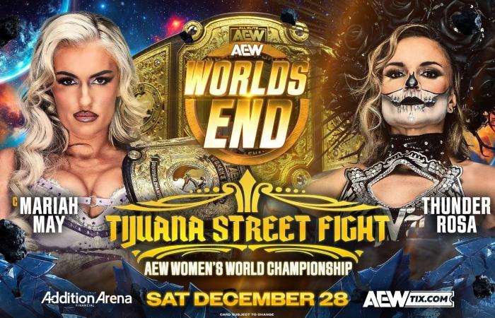 Carte AEW Worlds End 2024