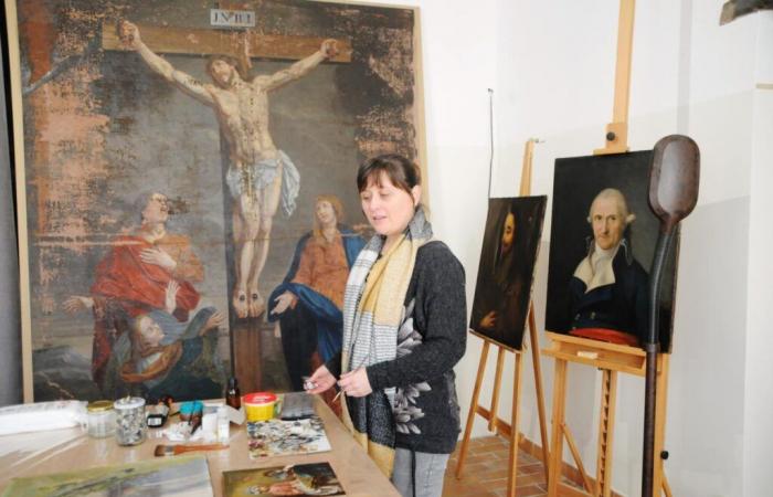 she brings old paintings back to life