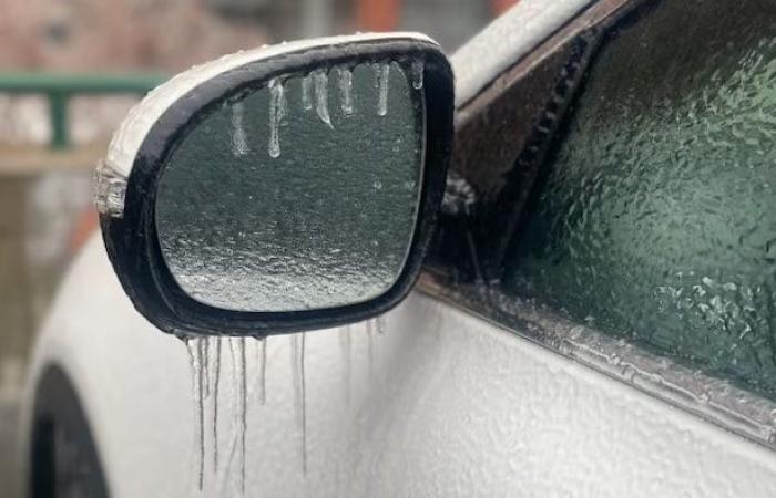 Warning of freezing rain in the region