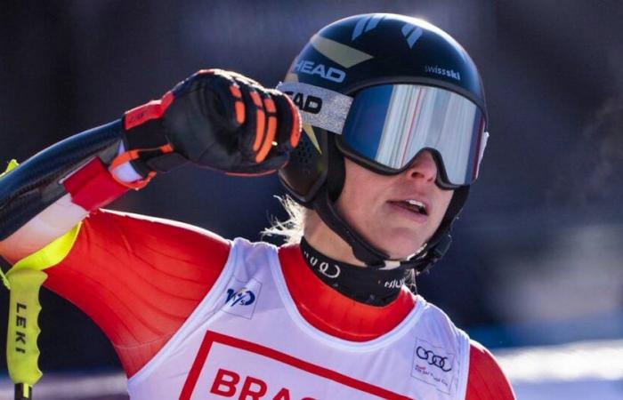 Semmering: Gut-Behrami in the lead in the first run, Rast next to his skis