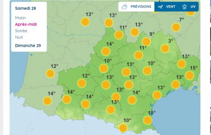 Weather report. What will the weather be like for the last weekend of 2024 in Toulouse and Occitanie?