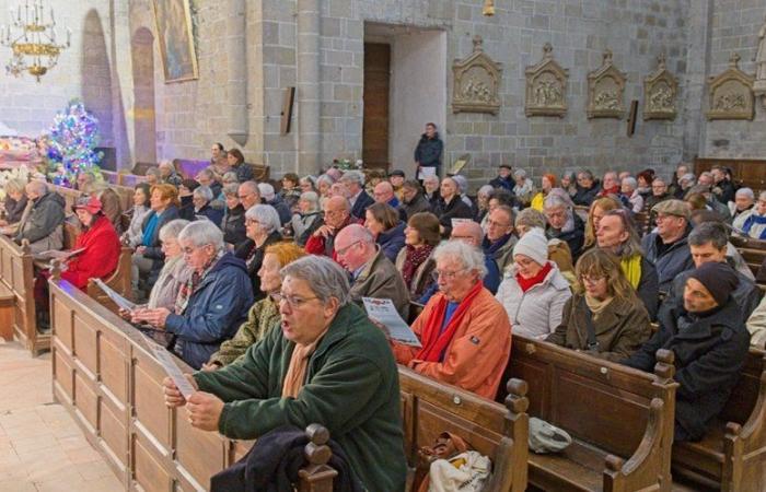 A great Christmas concert in the abbey of Saint-Hilaire