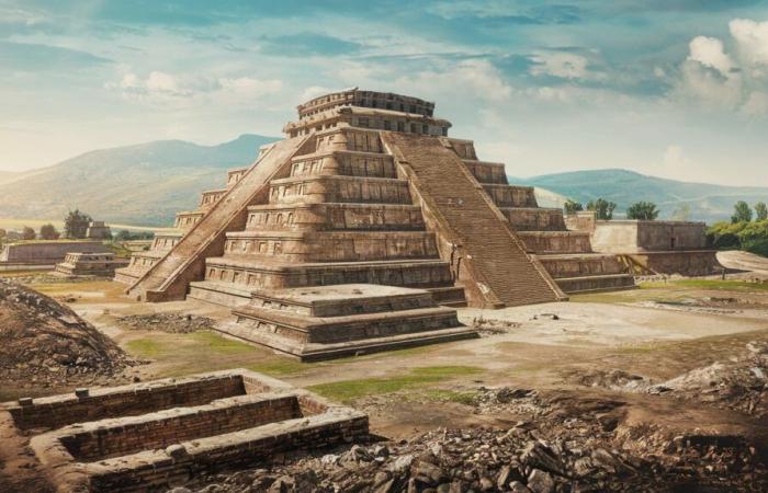 A Millennium Pyramid Unearthed During Highway Works in Mexico