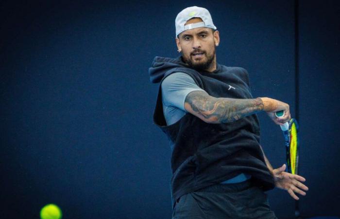 Tennis: back in Brisbane, Nick Kyrgios is already attacking Jannik Sinner