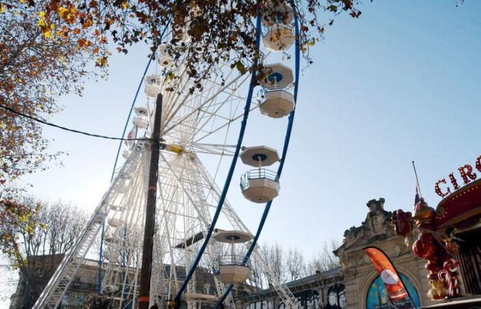 VIDEO. Board the Christmas Ferris wheel in Narbonne