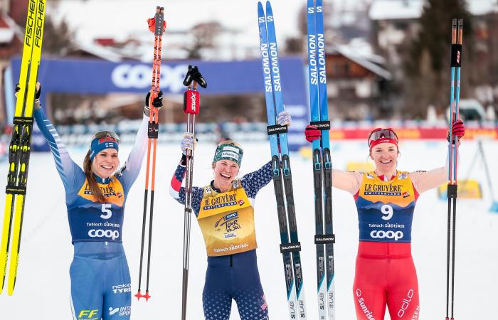 Diggins Electric in Tour de Ski Opener. Wins Freestyle Sprint – FasterSkier