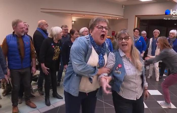 in Dunkirk, a very rockn’ roll senior choir