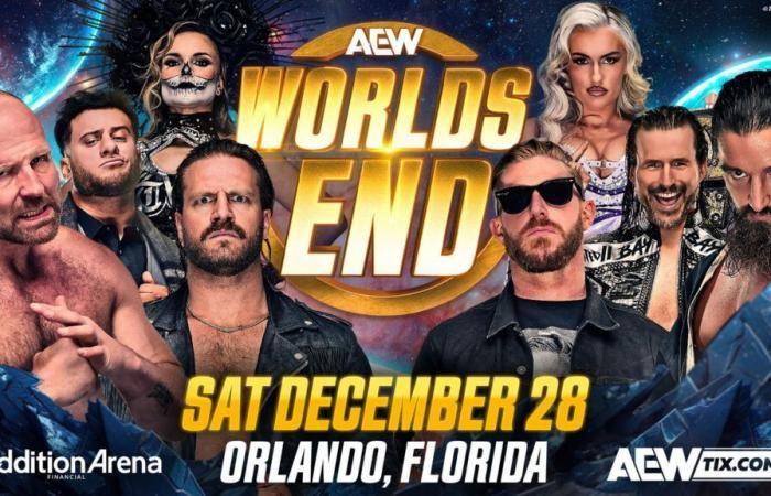 Carte AEW Worlds End 2024