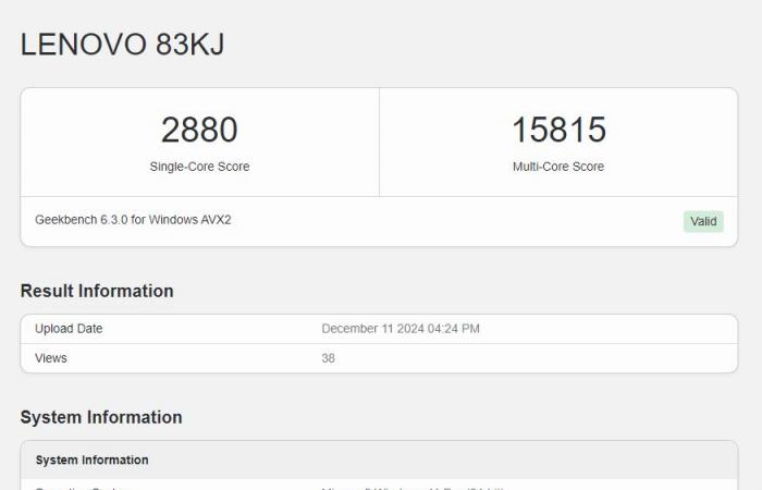 performance of models 5, 7 and 9 revealed on Geekbench