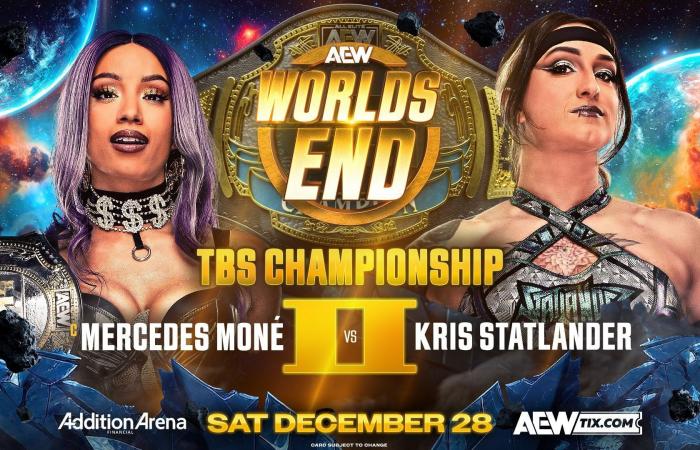 Carte AEW Worlds End 2024