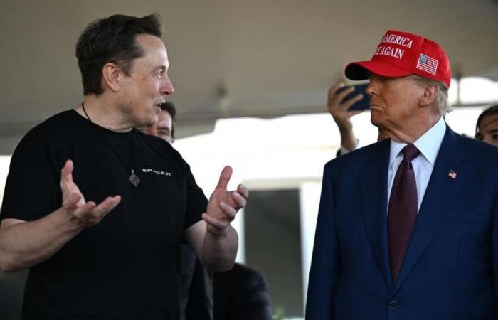 Donald Trump publishes a private message to Elon Musk in “Truth Social”