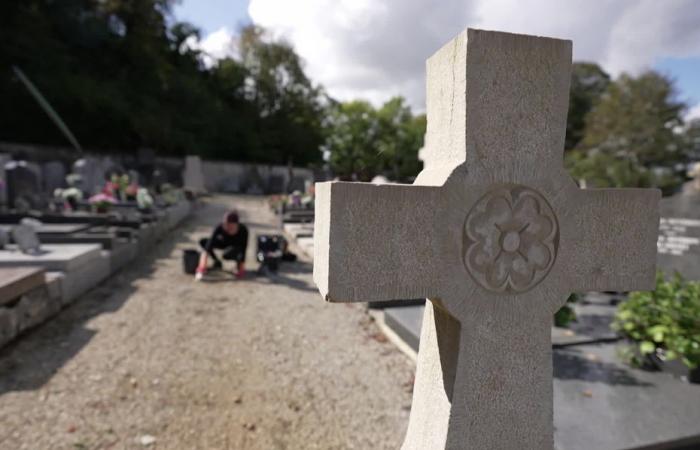 Jesuses stolen from the graves of a municipal cemetery in Ain