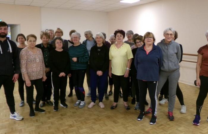 More and more people at the Argenton-sur-Creuse gym club