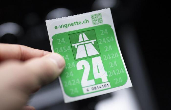 The Swiss motorway sticker celebrates its 40th anniversary