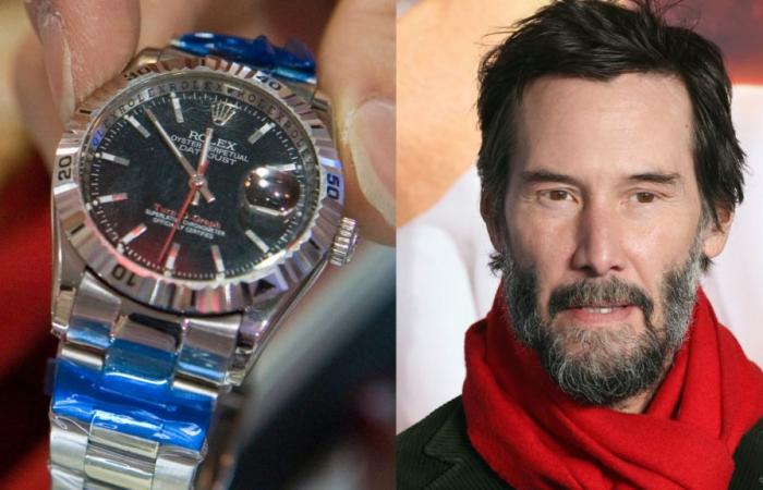 Rolex stolen from actor Keanu Reeves in Los Angeles found in another country