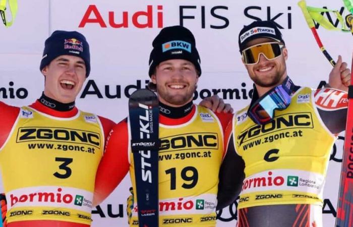 On the Monney: Young Swiss Skier Claims First Ever Victory & Podium at Bormio, Italy