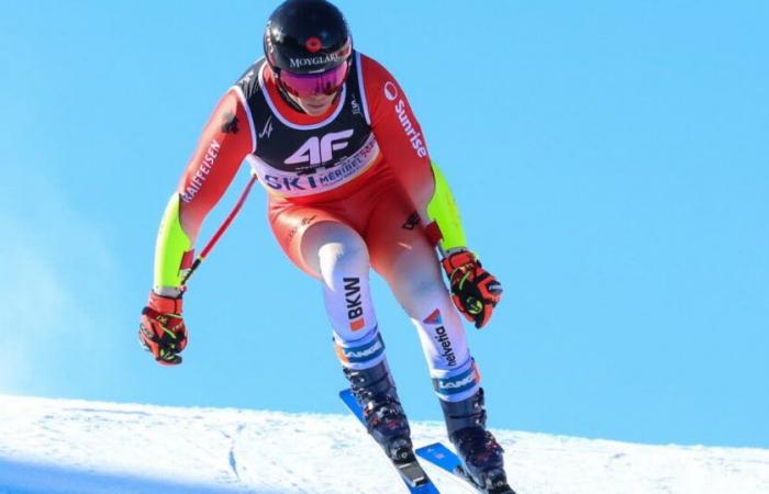 Gino Caviezel slides more than 100 meters after a huge fall!