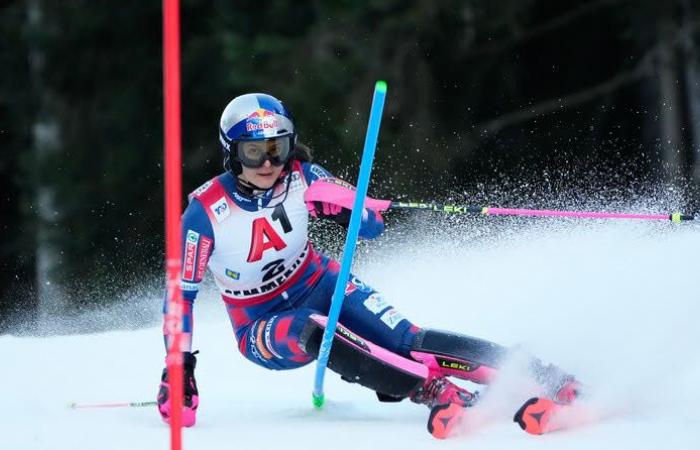 Alpine skiing – World Cup. Semmering slalom: Croatian Ljutic best time in the first round, three Blue women qualified