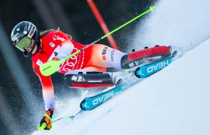 Semmering: Camille Rast takes fourth place but remains overall leader